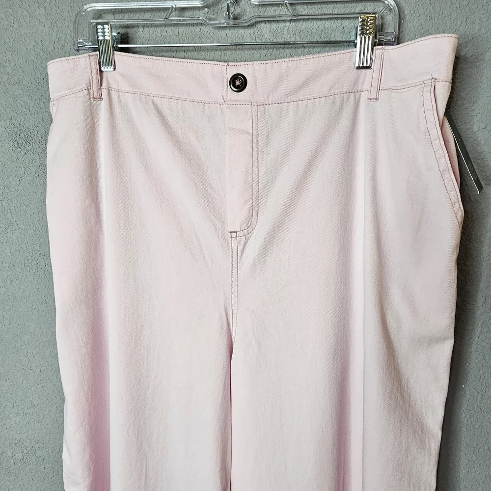 Wild Fable‎ Wide Leg Pink Pants Womens XL High Waist Pastel Academia Soft Girl